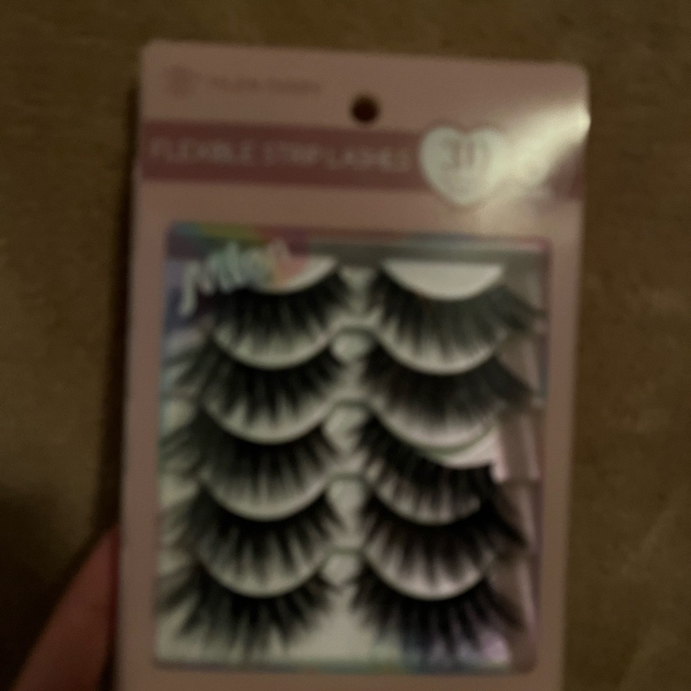 Black False Eyelashes Set